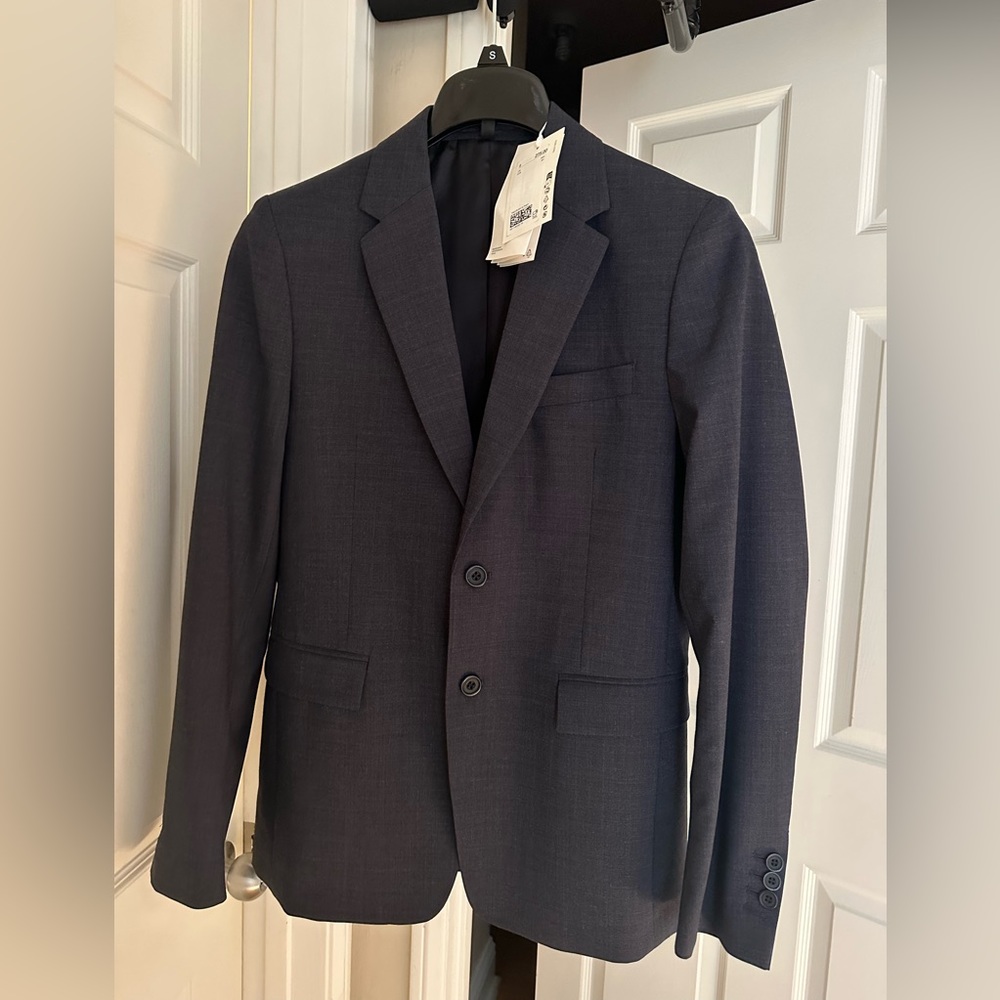 COS Melange Wool Blazer Slim Fit Size 38R